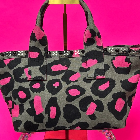 Marc By Marc Jacobs Walk on the Wildside Leopard Print Tote Approx. 16 x 9 x 5 - Picture 3 of 17